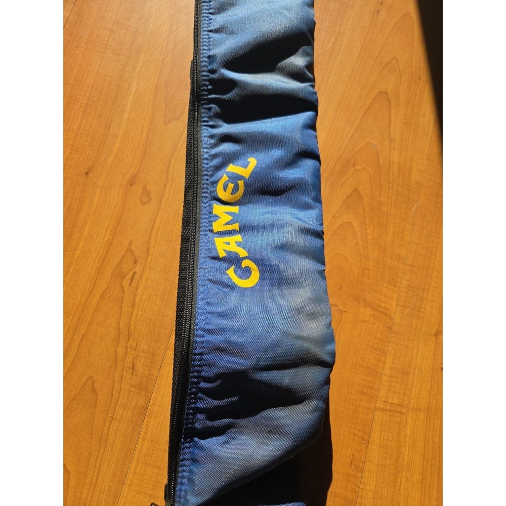 Joe Camel Insulated Soda Beer 6-Can Holder Sleeve W/ Adjustable Strap 1990s Vint - Picture 6 of 6